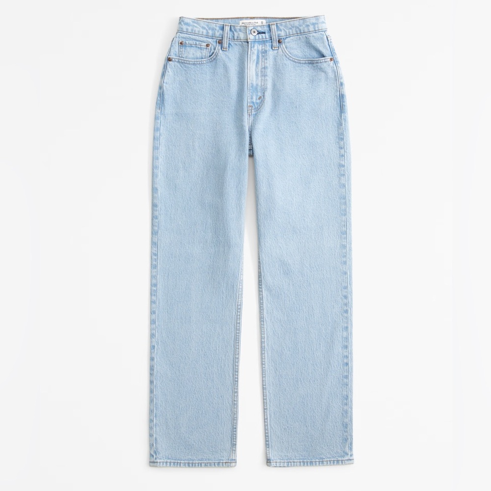 Abercrombie CURVE LOVE vintage straight high rise